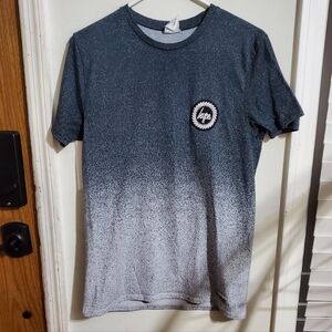Hype London Ombré Speckled Graphic Logo Tee Shirt Medium Streetwear